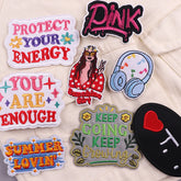 Bügelaufkleber - Rosa Herz